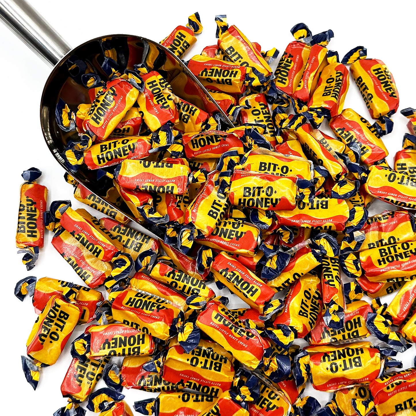 Bit-O-Honey Candy - 2 LB Bulk Bag - Individually Wrapped Retro Candy - Real Honey And Almond Taffy