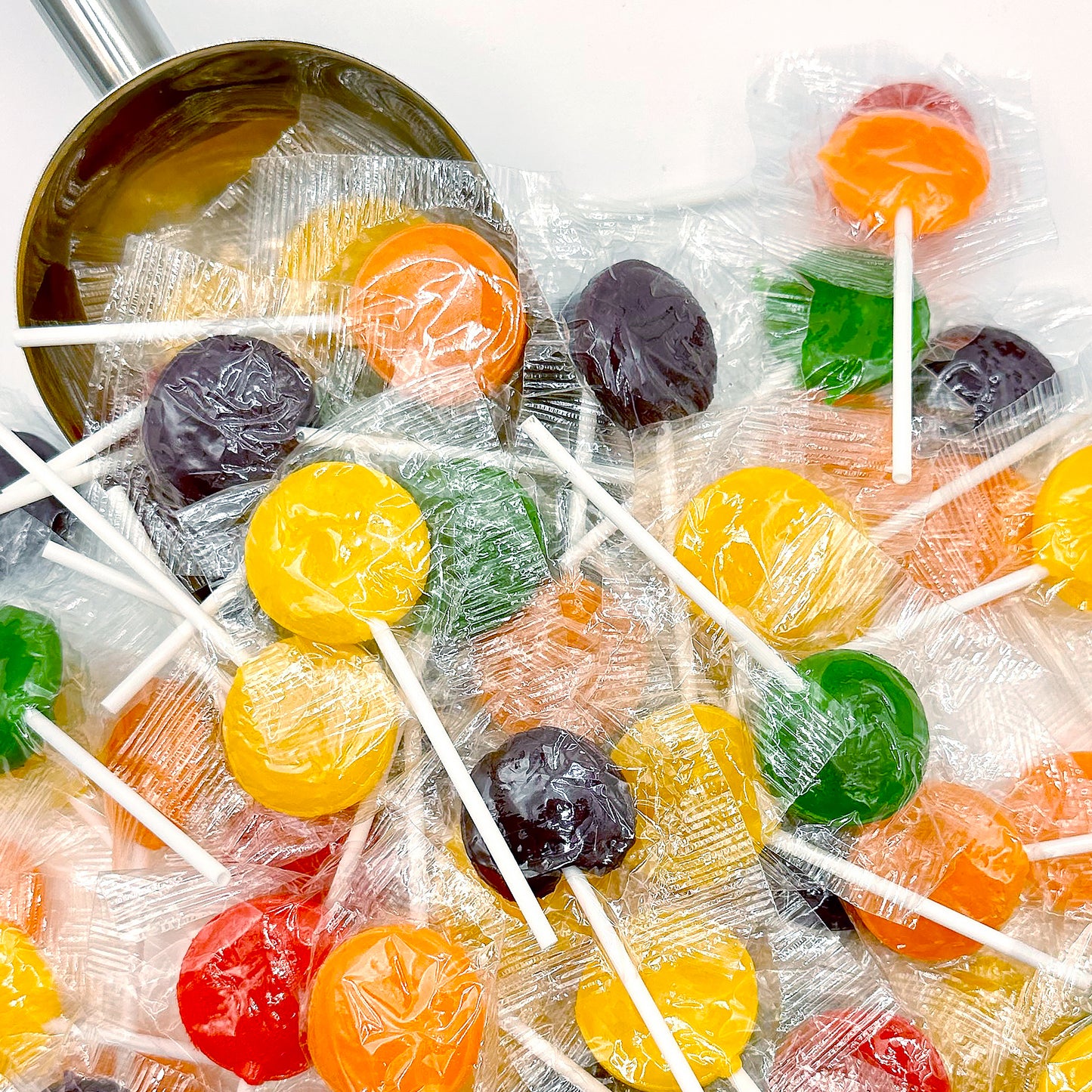 Bulk Lollipops – 2 lb, 75 Individually Wrapped Gluten-Free Suckers for Kids