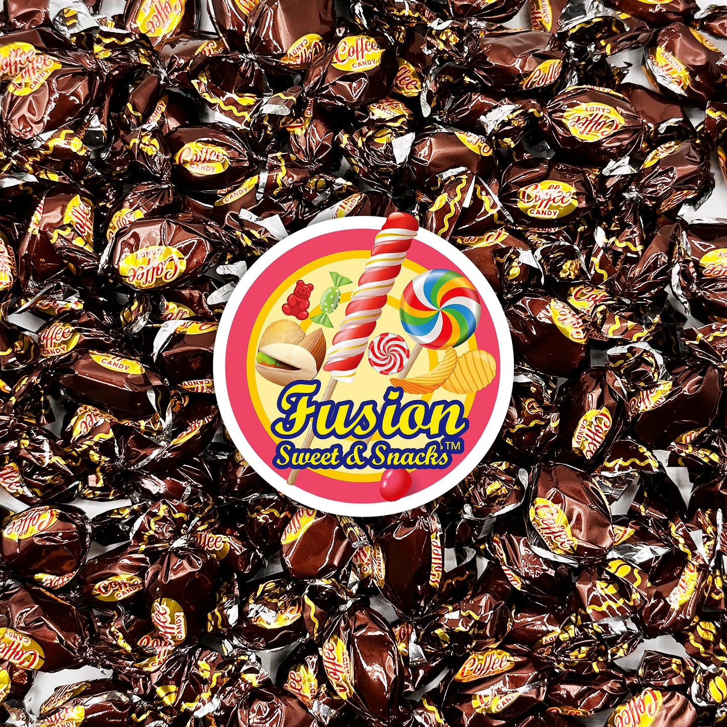 Coffee Candy – 2 LB Bag of Coffee Hard Candy, Individually Wrapped For Real Coffee Flavor Lovers