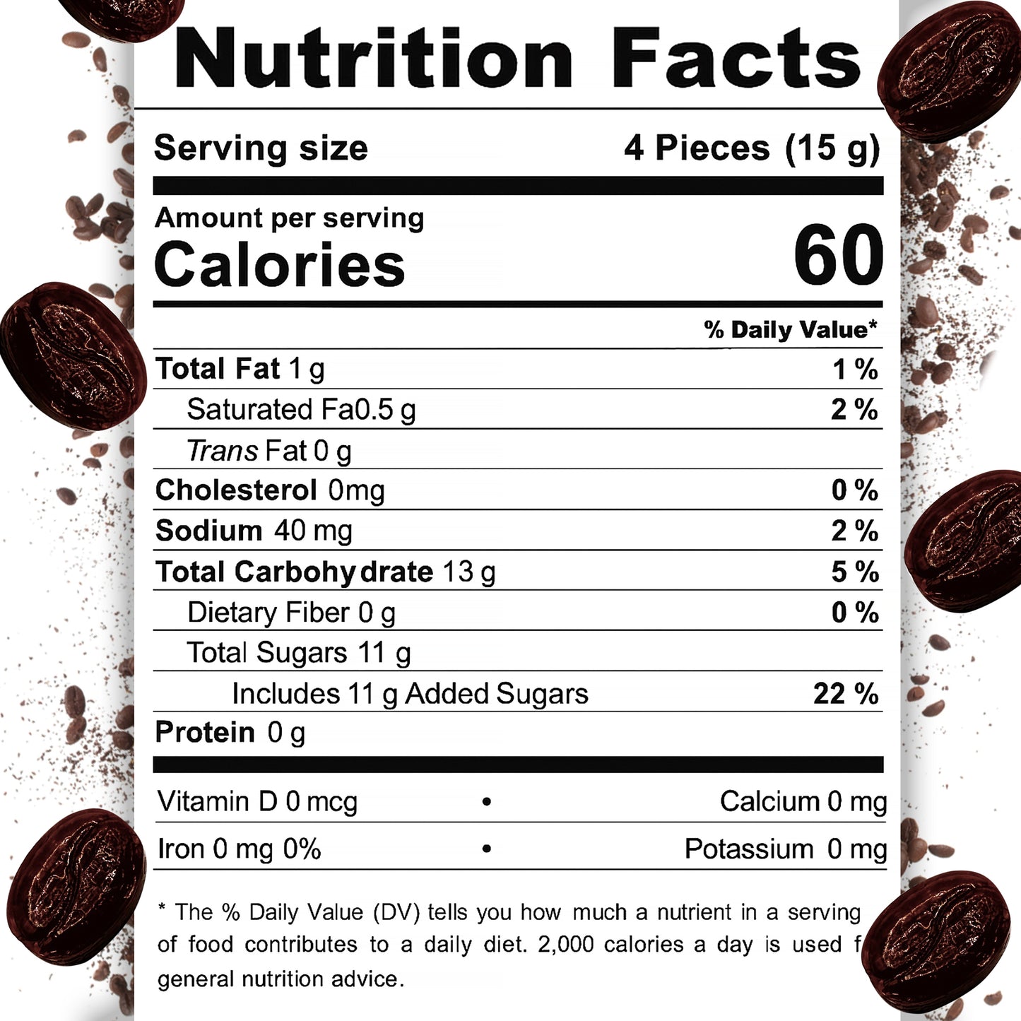 Coffee Delight - 1 Pound Bulk Bag - Coffee Candy Individually Wrapped - Hard Candy, Gluten Free Treat, Made With Real Beans