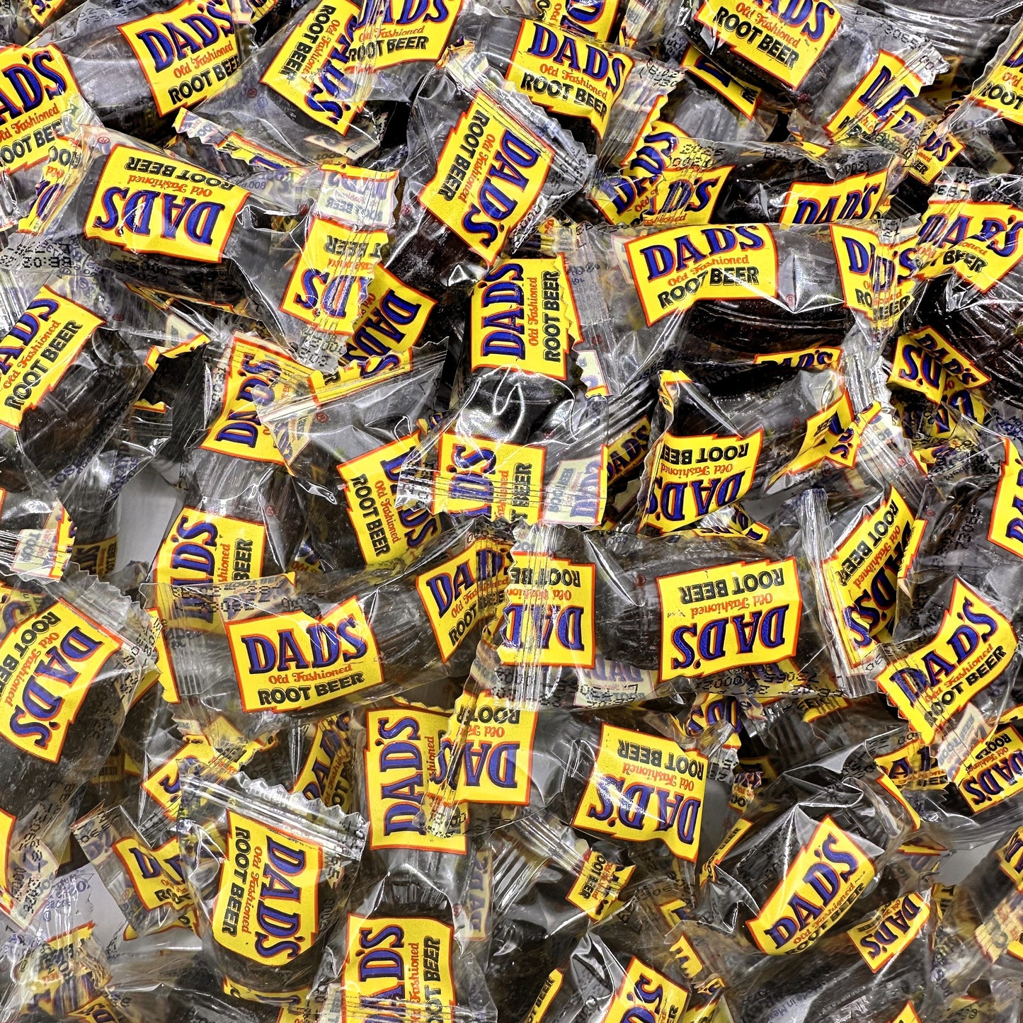 Dad's Root Beer Barrels - Rootbeer Barrels Hard Candy - 2 Pounds Bulk Bag (Approximately 100 count) - Old Fashioned Candies - Individually Wrapped Dad's Root Beer Barrels