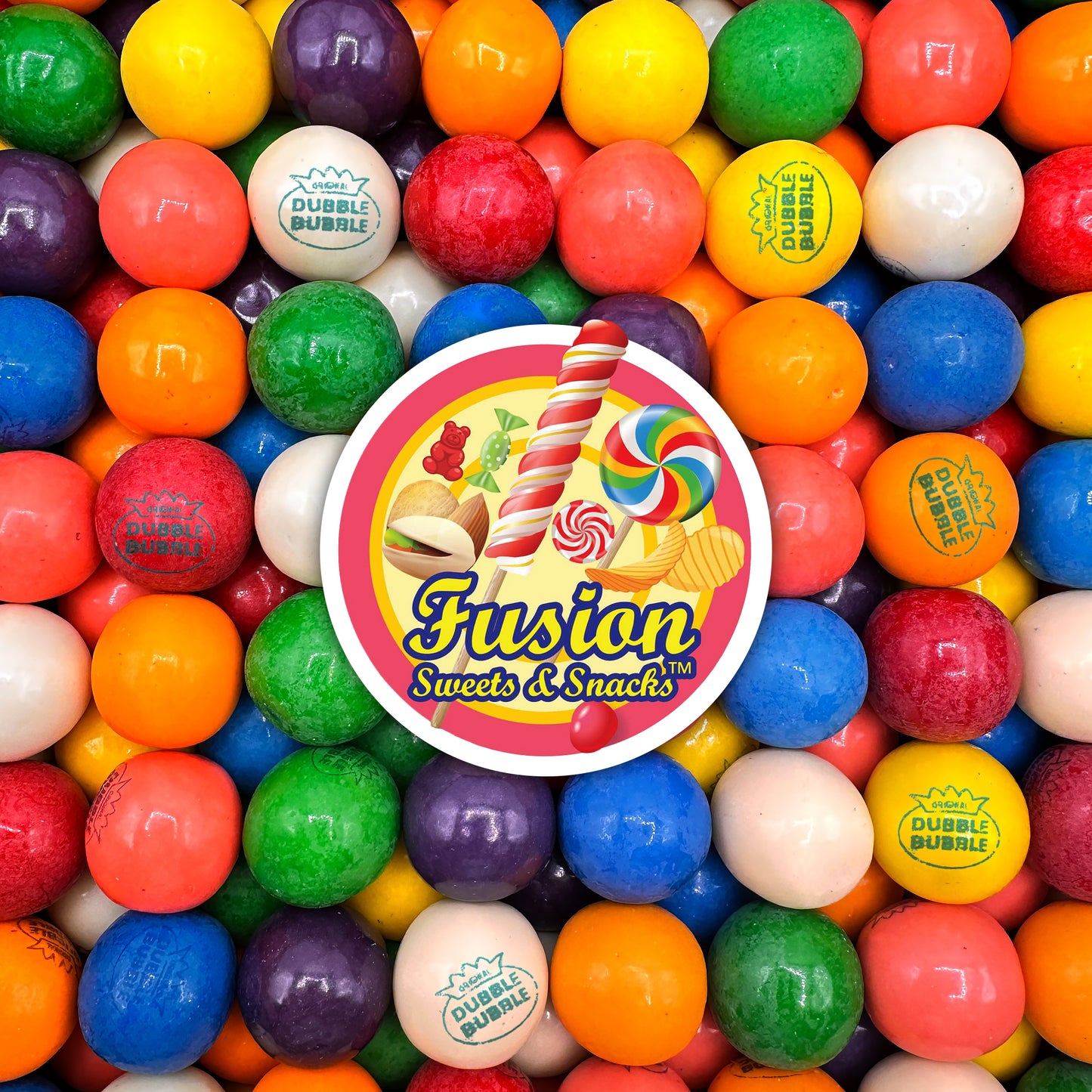 Gumballs 1/2 Inch 2 Pound Bag - Gum Balls For Gumball Machine - Gumballs Bulk - Assorted Fruit Flavor