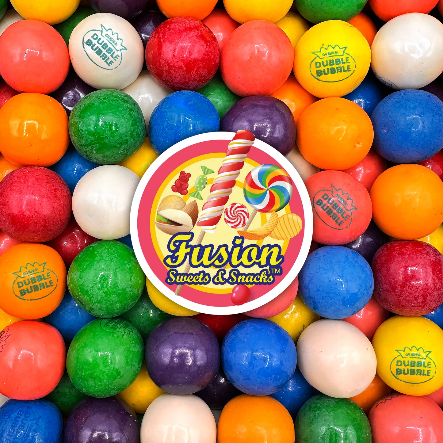 Gumballs 1 Inch - 1 Pound Bag - Gum Balls For Gumball Machine - Gumballs Bulk - Gum Ball Machine Refill - Assorted Fruit Flavor