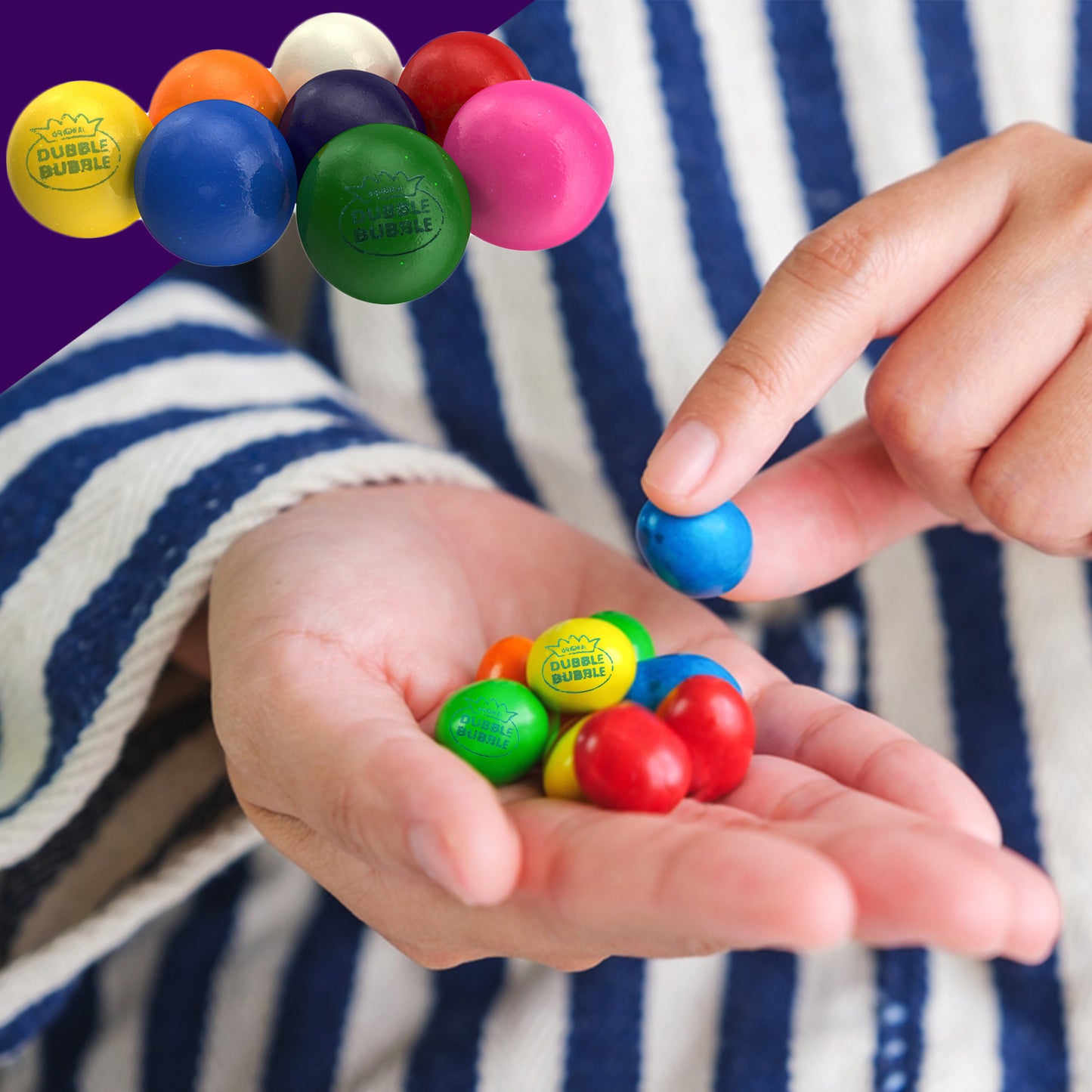 Gumballs 1 Inch - 1 Pound Bag - Gum Balls For Gumball Machine - Gumballs Bulk - Gum Ball Machine Refill - Assorted Fruit Flavor