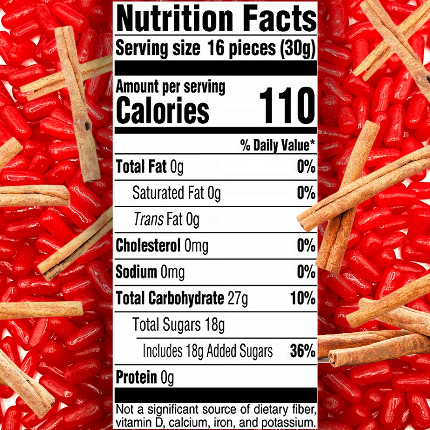 Hot Tamales Fierce Cinnamon Candy - 2 Pound Bulk Bag Spicy Hot Tamales, Chewy Cinnamon Candy, Gluten and Fat Free Red Candies