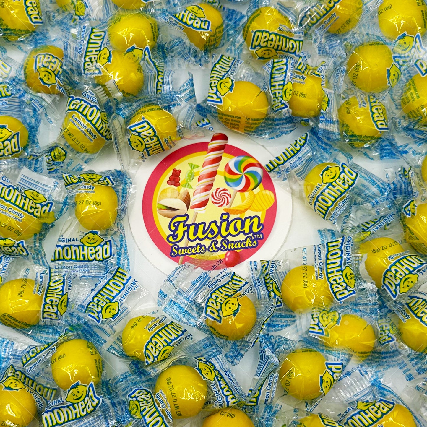 Lemonhead Candy - 1.5lb Bulk Bag, Individually Wrapped Original Lemon Head Hard Yellow Candies - The Perfect Candy For Parties, Movie Nights And Snacking