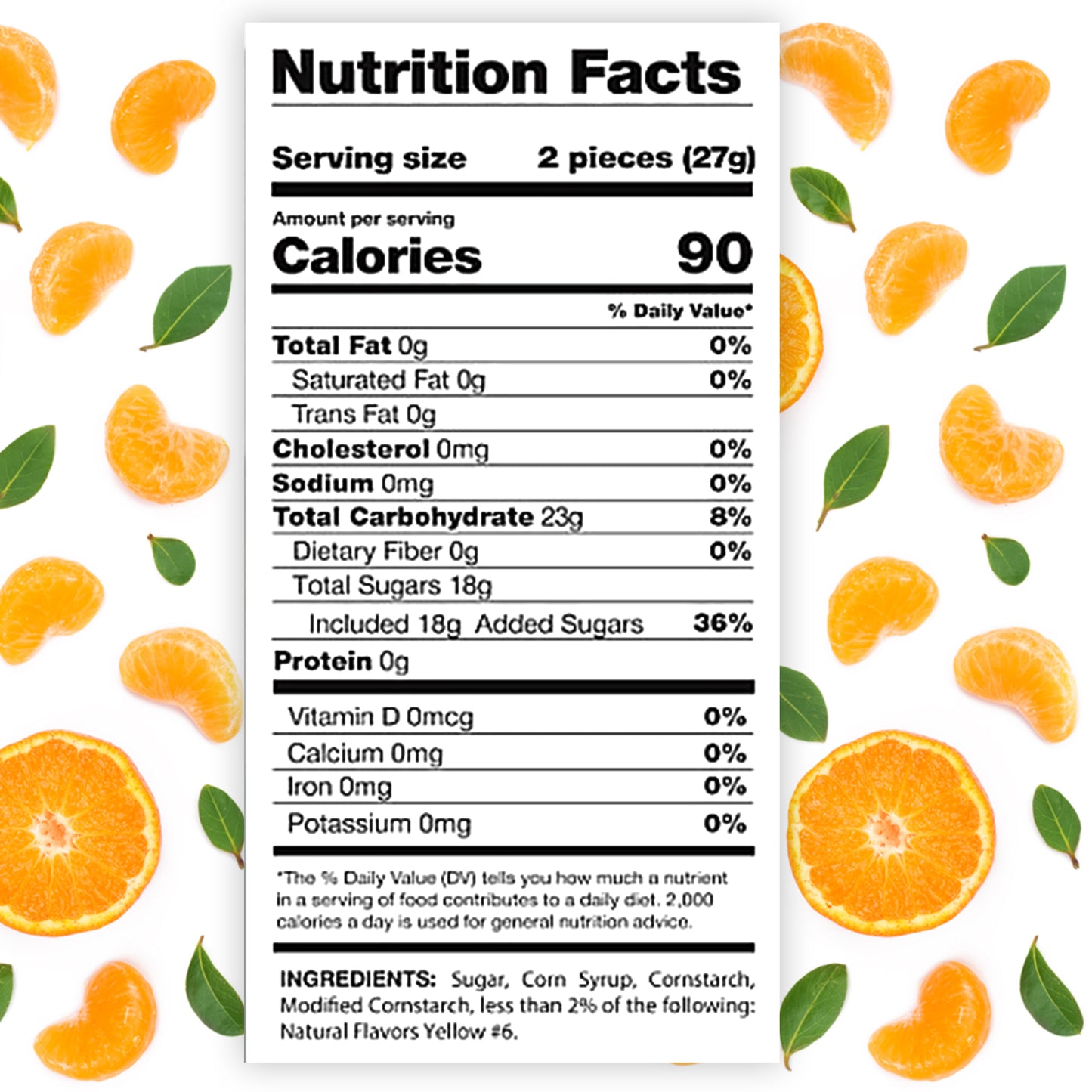 Orange Slices Candy - 2 Pound Bulk Bag (Approx 70 Count) Orange Jelly Candy, Nostalgic Fruit Slices Candies for Office Bowls, Buffets, Snacking and More