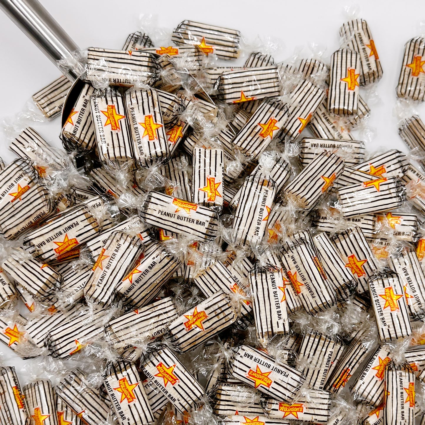 Peanut Butter Bars Candy - 2 Pounds (Approx 120 Pieces), Peanut Butter Candy Bars In Bulk Bag, Individually Wrapped Old Fashioned Treats