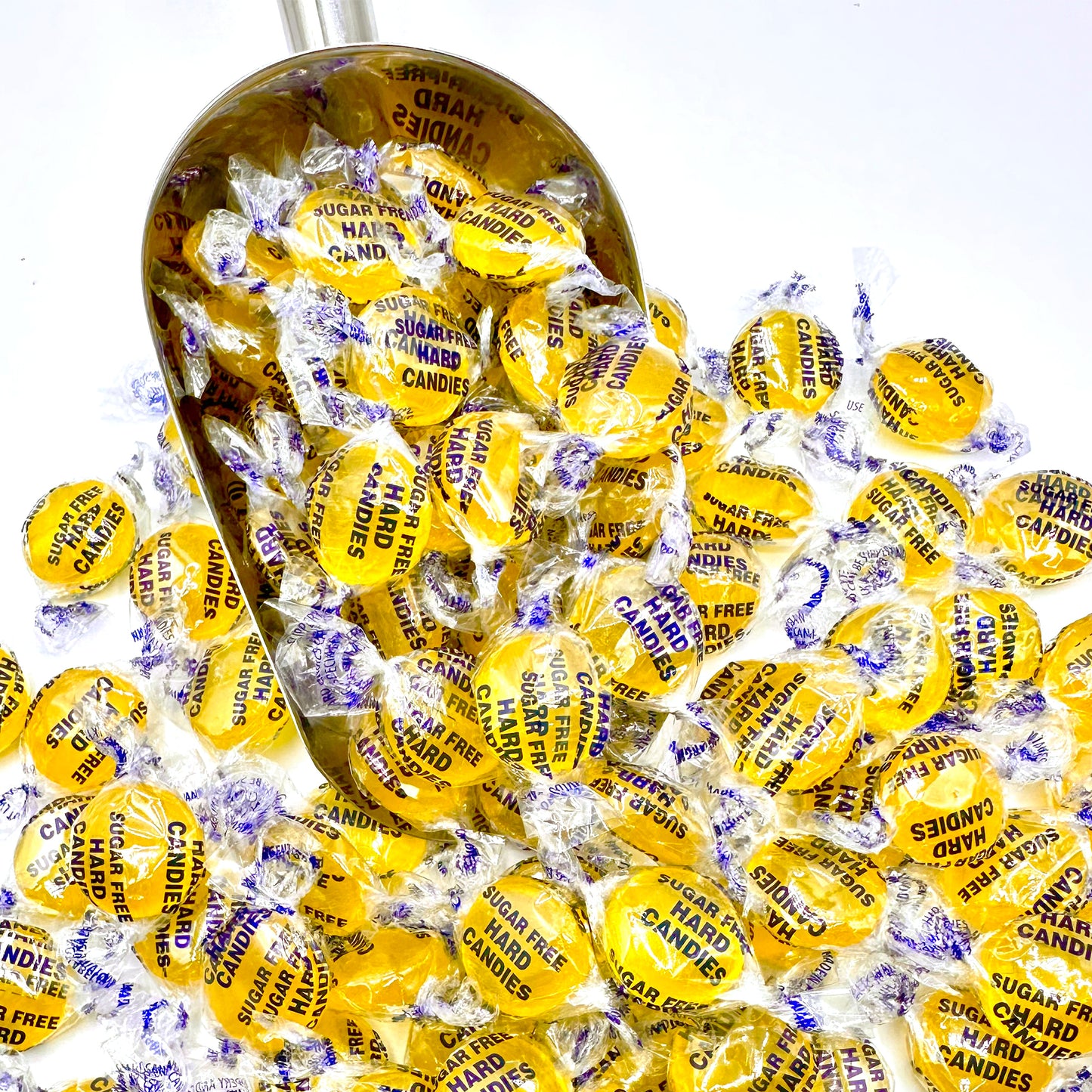 Sugar Free Lemon Drops - Arcor 2lb Bulk Bag of Sugar Free Hard Candy - Delicious Sugar Free Lemon Drops Hard Candy Individually Wrapped for Freshness - Keto and Diabetic Friendly