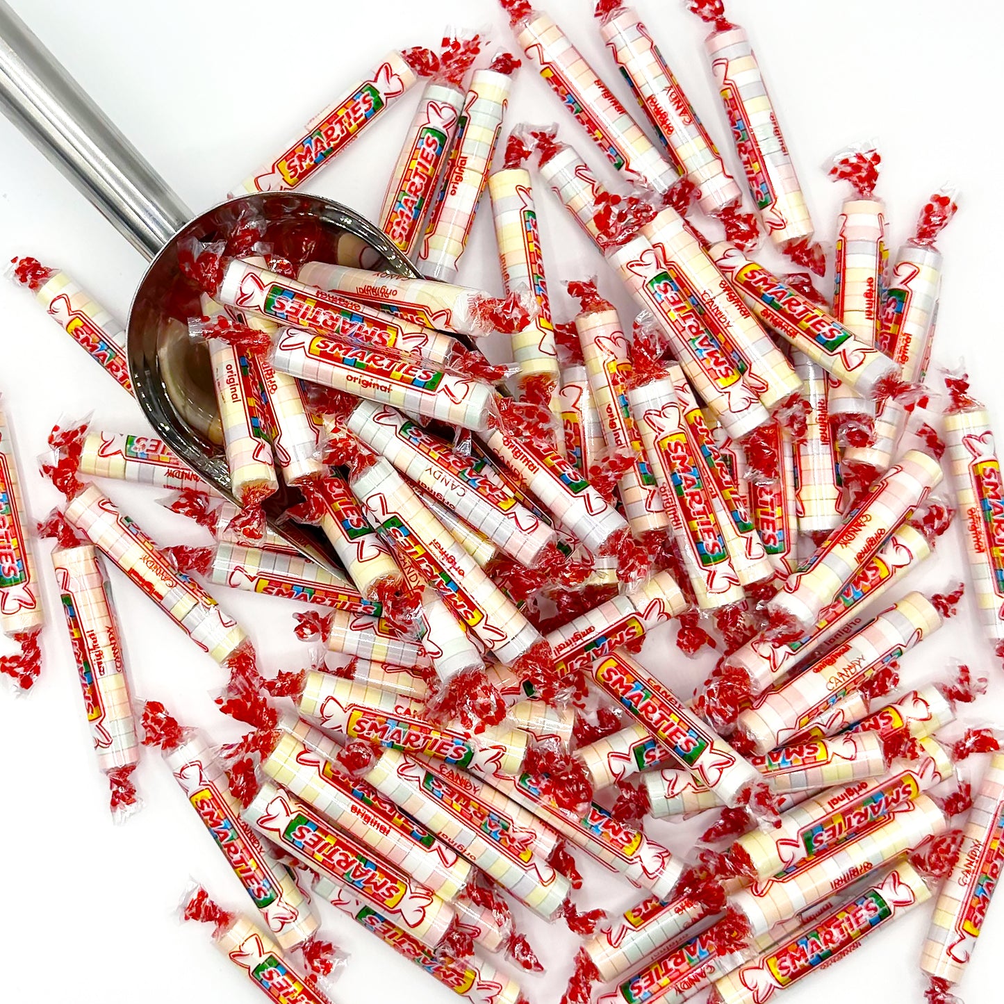 Smarties Candy Original Flavor - Bulk Candy Rolls - 1 Pound Bag (Approximately 60 Count) - Individually Wrapped - Classic Smarties Candy Rolls - Candy for Parties, Movie Theaters, Kids