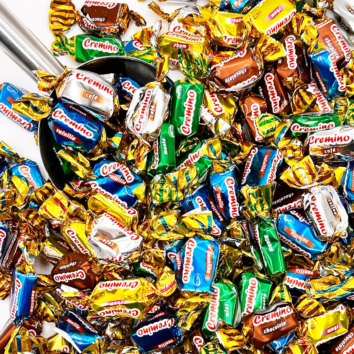 Toffee Candy Assorted - 1 Pound Bulk Chews, Toffee Candy Individually Wrapped - Five Delicious Flavors Vanilla, Chocolate, Coffee, Rum and Mint - Approx 75 Pieces