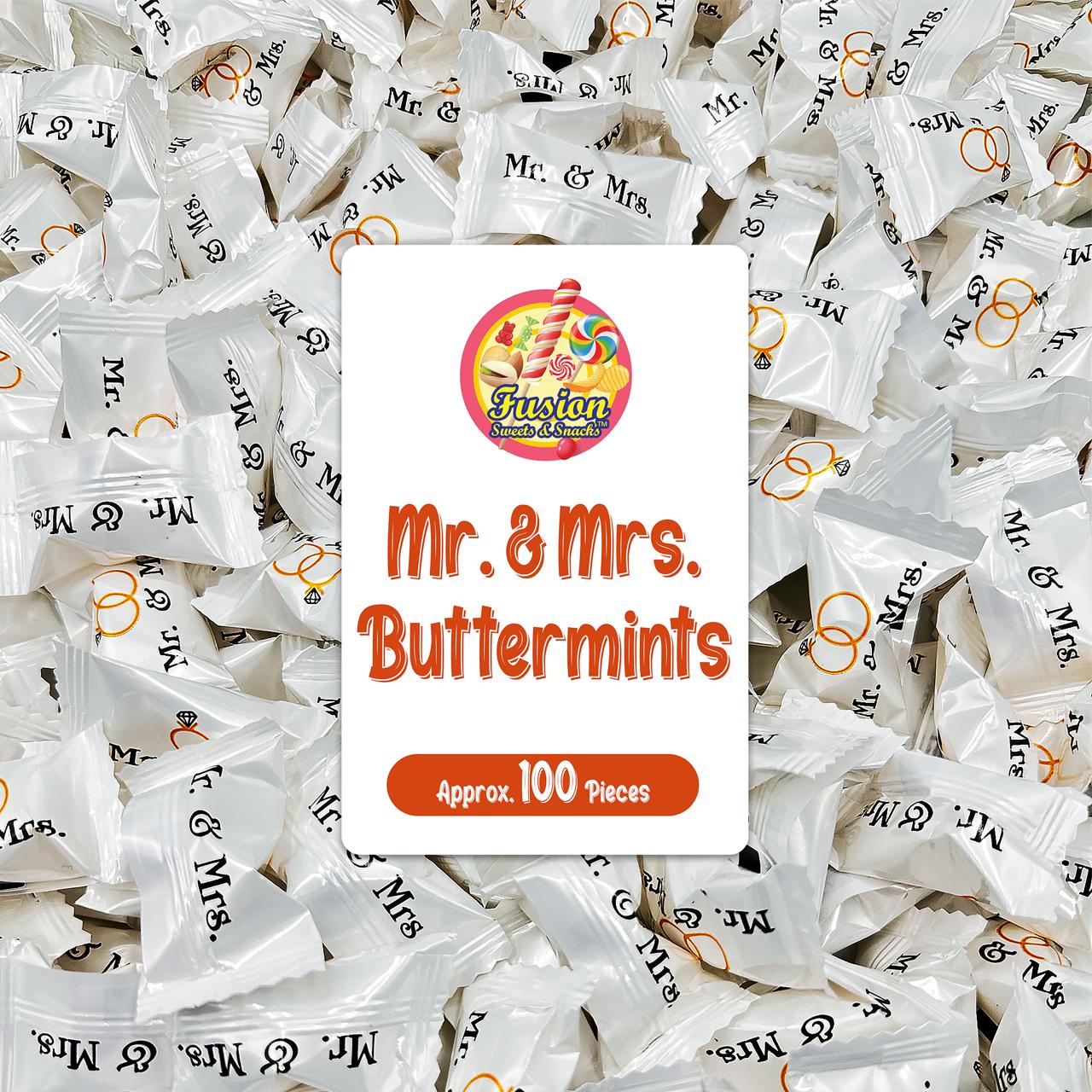Gold Buttermints (Approx. 120 Count) - Butter Mints Individually Wrapped - Wedding Mints