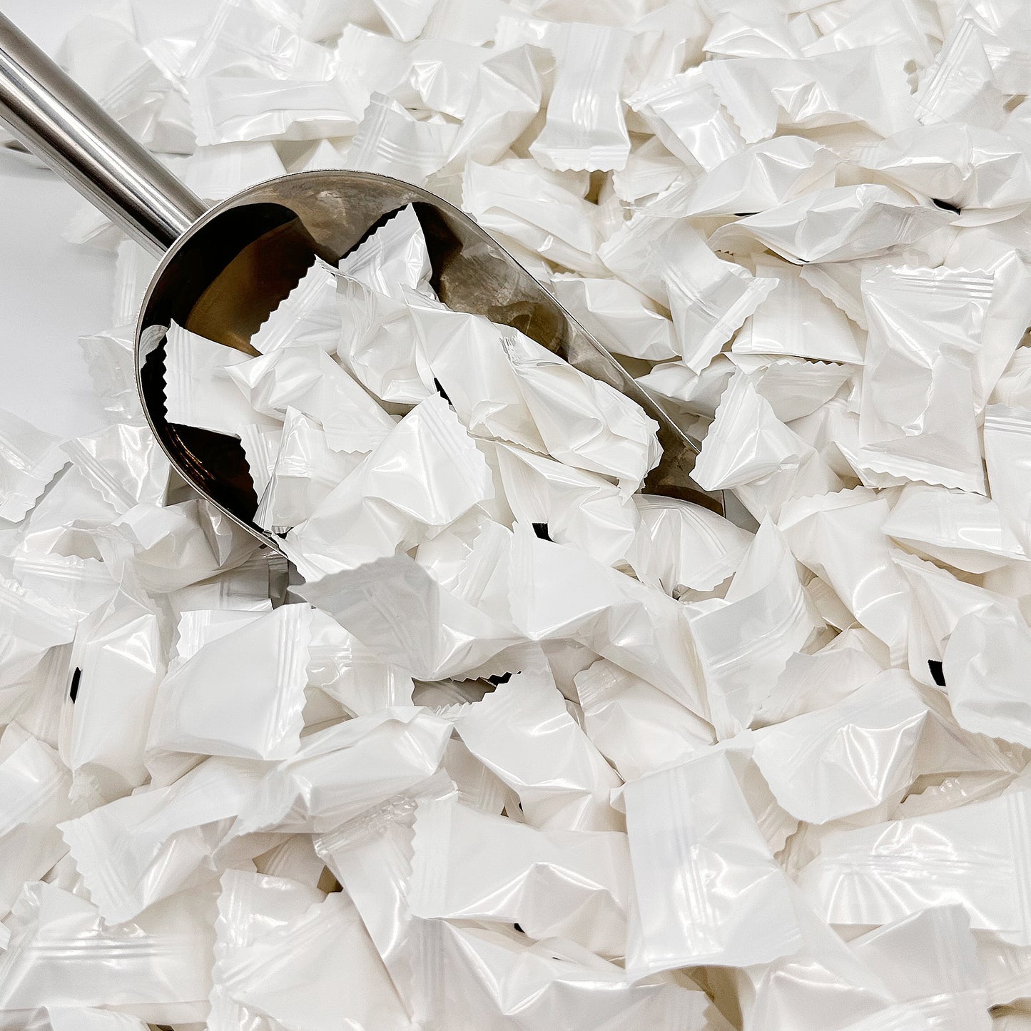 White Buttermints - 100 Count - Butter Mints Individually Wrapped - Wedding Mints