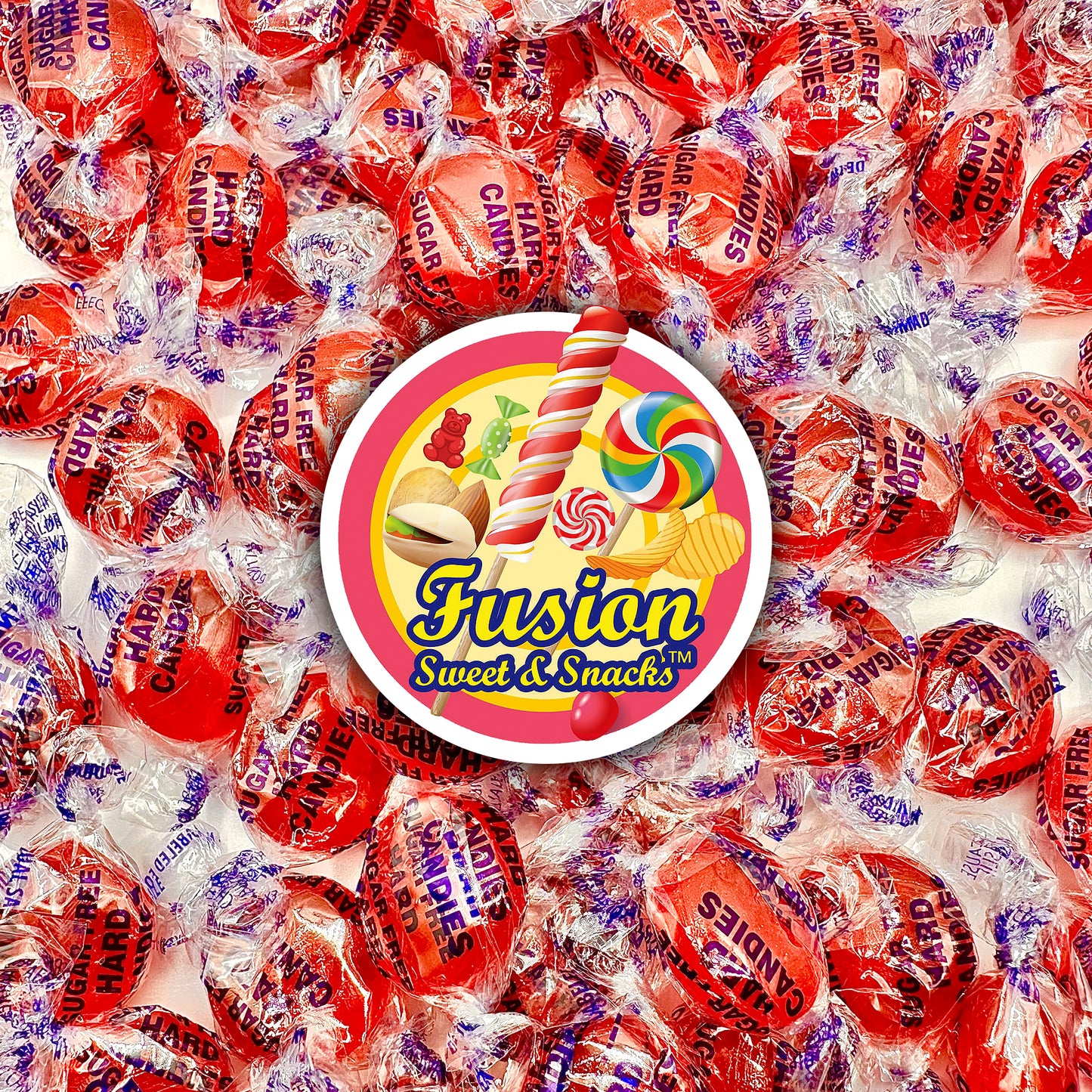 Sugar Free Cinnamon Hard Candy Arcor- 1lb Bulk Bag (Approx. 80 pieces), Individually Wrapped | Premium Sugar Free Cinnamon Candy | Delicious Cinnamon Candy Sugar Free Treats