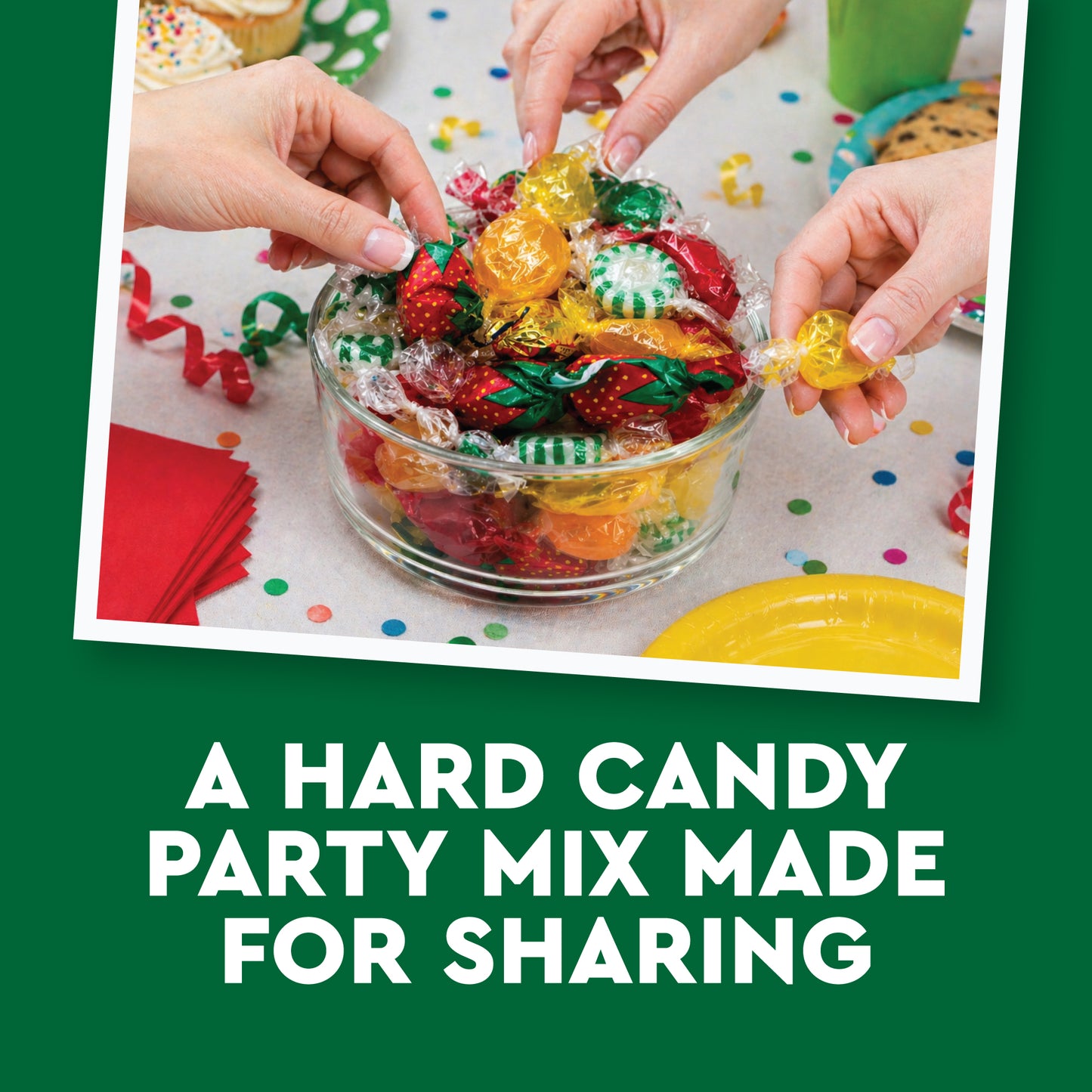 Hard Candy Assortment Party Mix - 2 Pounds (Approx. 150 Pieces), Hard Candy Individually Wrapped, Starlight Mints, Cinnamon, Butterscotch, Fruit Flavors, Old Fashioned Classic Bulk Treat, Gift Bag Filler