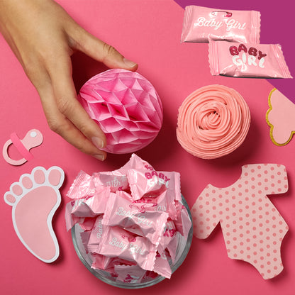 Baby Girl Buttermints - 100 Count - Baby Shower Butter Mints - Baby Shower Candy