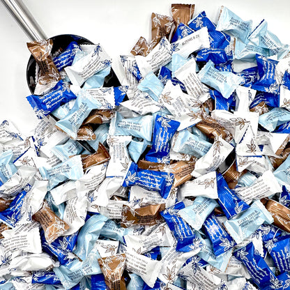 Bible Verse Buttermints 100 Count – Soft Butter Mints Individually Wrapped After Dinner Mint, Christian Scripture Candy, Thank You Party Mints & Hospitality Buttermints Bulk