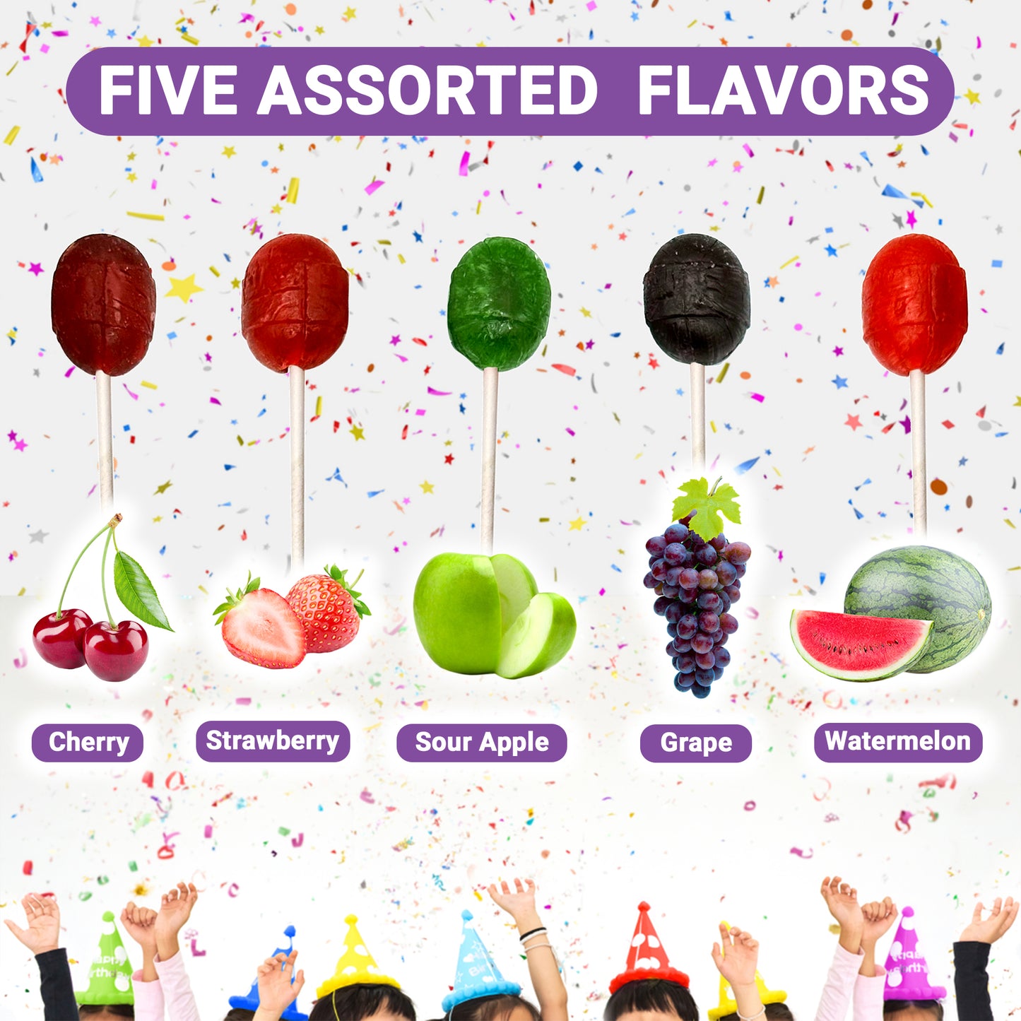 Blow Pops Lollipops – 1 lb Bulk Bag, Assorted Fruit Flavors with Bubble Gum Center