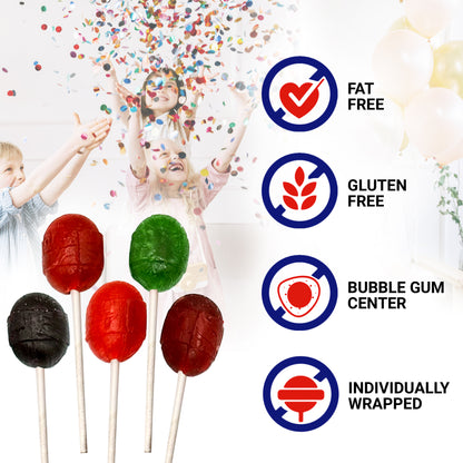 Blow Pops Lollipops – 1 lb Bulk Bag, Assorted Fruit Flavors with Bubble Gum Center