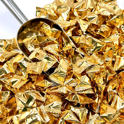 Gold Buttermints (Approx. 120 Count) - Butter Mints Individually Wrapped - Wedding Mints