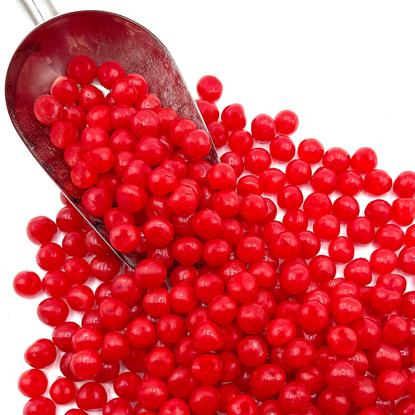 Cherry Sours Candy, 1 Pounds Bulk Cherry Candies - Chewy Candy Balls, Red Sour Balls, Tangy Christmas Candies