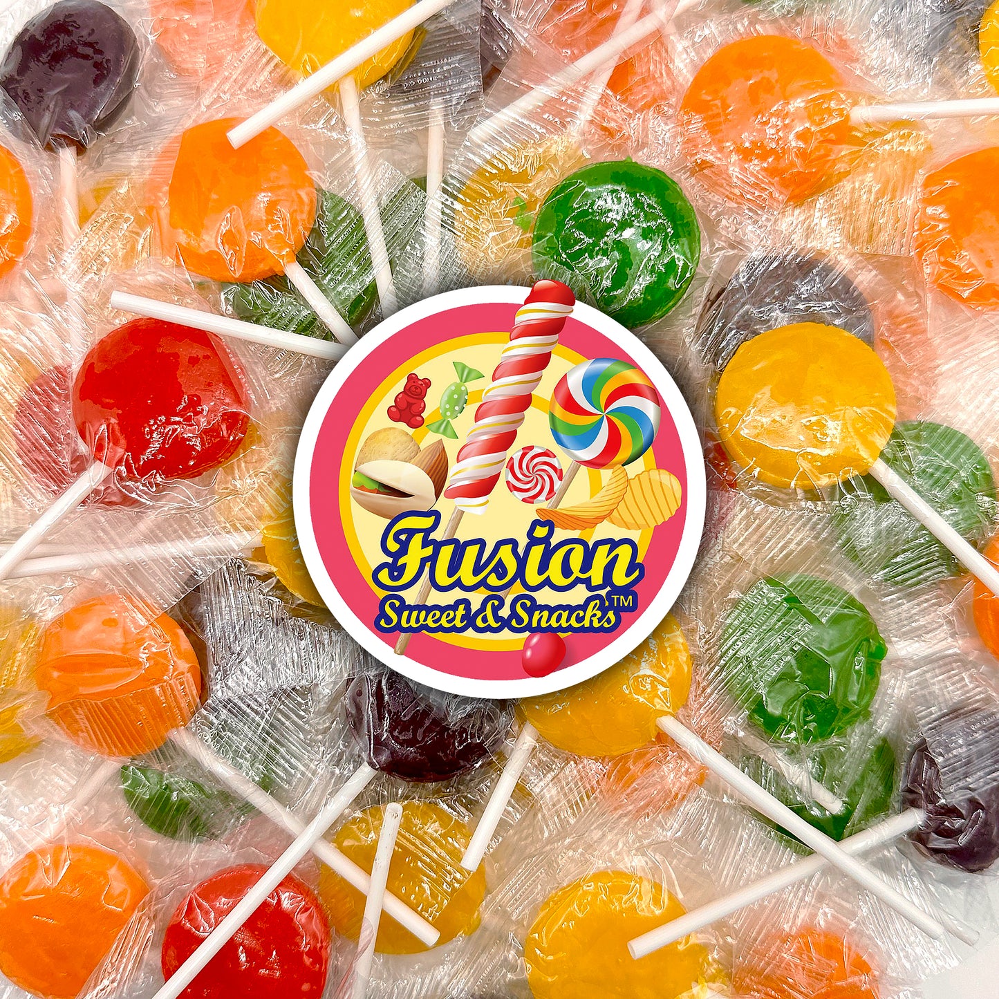 Lollipops Individually Wrapped - 2 Pound (About 75 pcs.) Bulk Suckers for Kids - Classic Lollipops Bulk Flats - Perfect for Dieting And Gluten Free