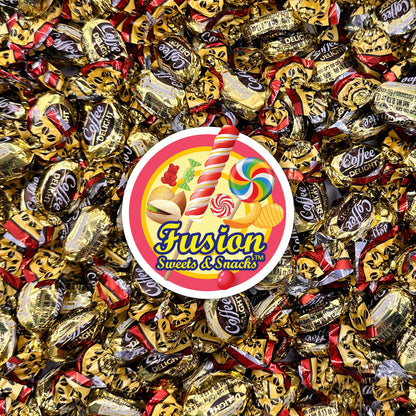 Coffee Delight - 1 Pound Bulk Bag - Coffee Candy Individually Wrapped - Hard Candy, Gluten Free Treat, Made With Real Beans