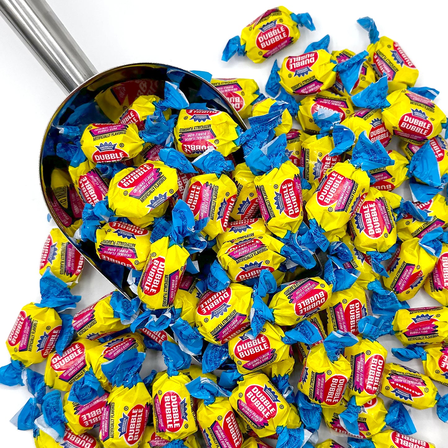 Dubble Bubble Original Flavor Gum - 1 Pound Individually Wrapped Bubble Gum - Chewing Bubble Gum…