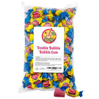 Dubble Bubble Original Flavor Gum - 1 Pound Individually Wrapped Bubble Gum - Chewing Bubble Gum…