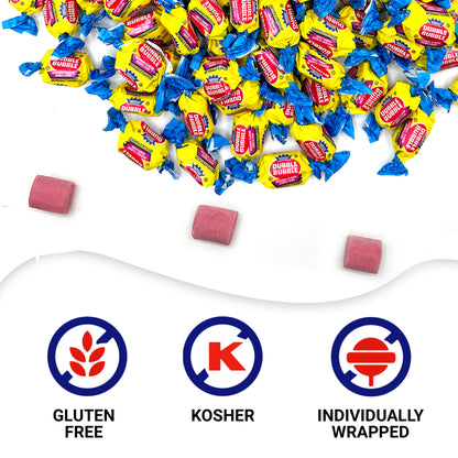 Dubble Bubble Original Flavor Gum - 1 Pound Individually Wrapped Bubble Gum - Chewing Bubble Gum…