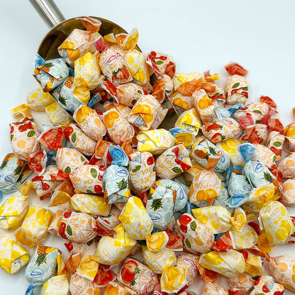 Fruit Filled Candy - Assorted 1 Pound Bulk Bag, Arcor Bon Bon Fruitfuls Candy, Individually Wrapped Hard Candy