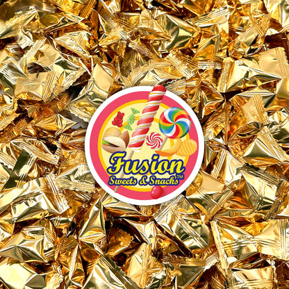 Gold Buttermints (Approx. 120 Count) - Butter Mints Individually Wrapped - Wedding Mints
