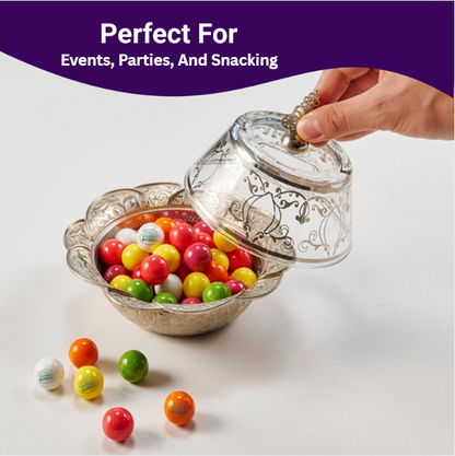 Gumballs 1 Inch - 1 Pound Bag - Gum Balls For Gumball Machine - Gumballs Bulk - Gum Ball Machine Refill - Assorted Fruit Flavor
