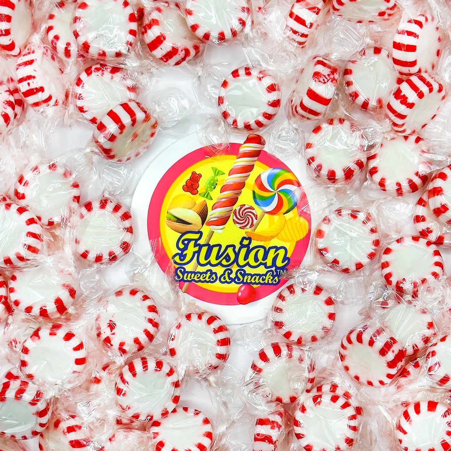 Starlight Peppermint Bulk Hard Candy, 5 Pounds Individually Wrapped Mints | Approx 430 Count, Refreshing Old Fashioned Red & White Peppermint Candies, Breath Mint, Candy Bowls, Gluten Free