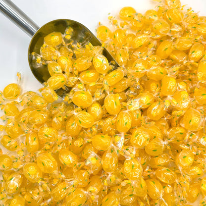 Lemon Drops Hard Candy – 1 Pound Bag (Approx. 75 Pieces) – Individually Wrapped Old Fashioned Italian Lemon Candy – Perle di Sole Tart Citrus Drop Treats