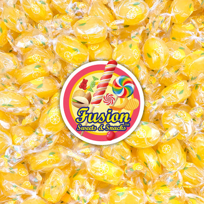 Lemon Drops Hard Candy – 1 Pound Bag (Approx. 75 Pieces) – Individually Wrapped Old Fashioned Italian Lemon Candy – Perle di Sole Tart Citrus Drop Treats
