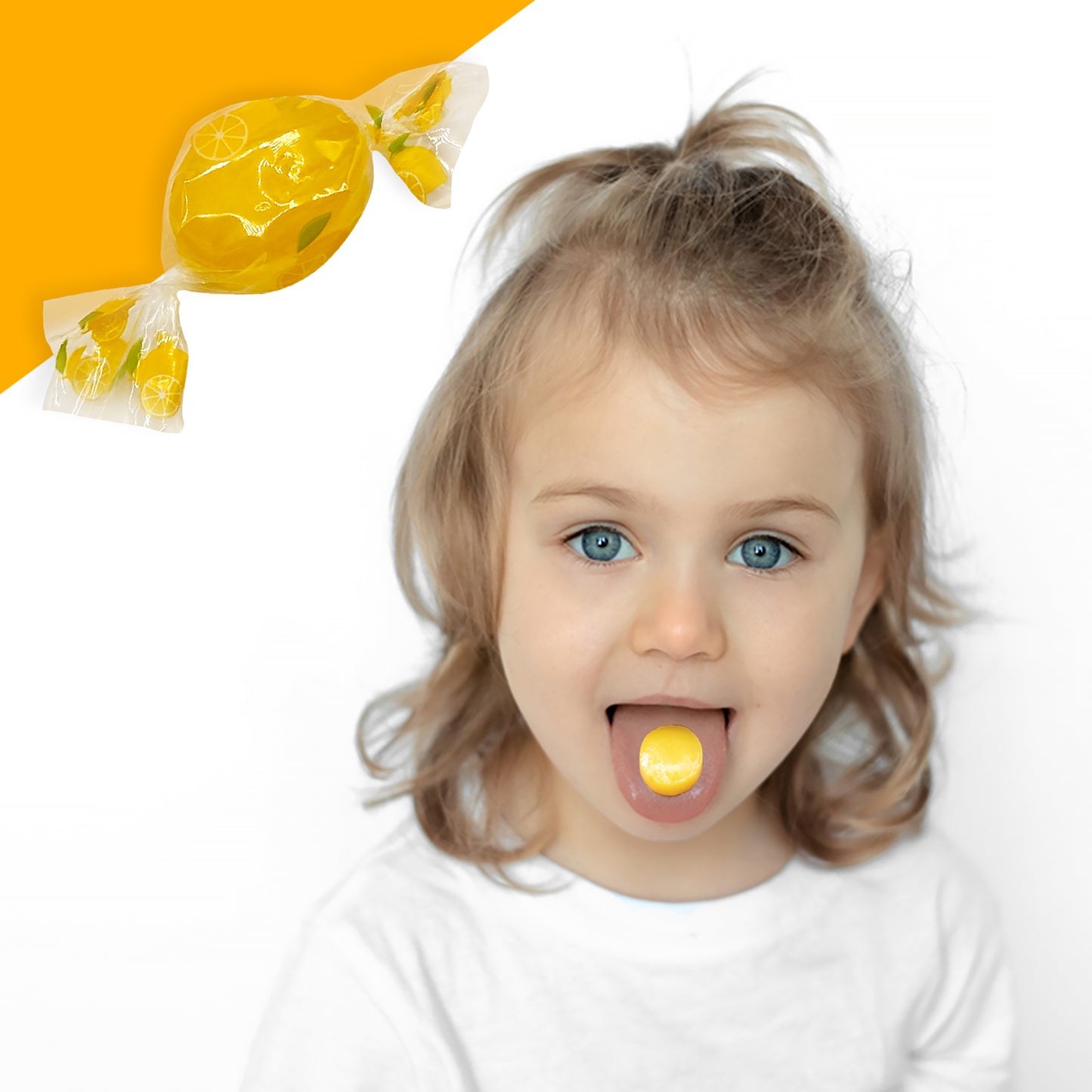 Lemon Drops Hard Candy – 1 Pound Bag (Approx. 75 Pieces) – Individually Wrapped Old Fashioned Italian Lemon Candy – Perle di Sole Tart Citrus Drop Treats