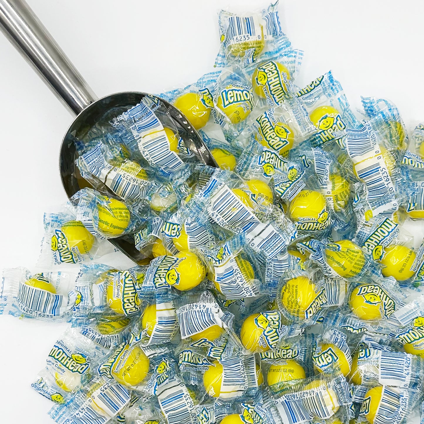Lemonhead Candy - 1.5lb Bulk Bag, Individually Wrapped Original Lemon Head Hard Yellow Candies - The Perfect Candy For Parties, Movie Nights And Snacking