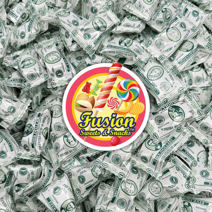 Money Buttermints Individually Wrapped, 100 Pieces | Creamy Mint Candy for Casino Party Favors, Trade Show Giveaways & Money Candy Gifts | Fun Dollar Treats For Events