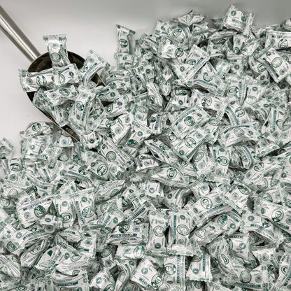 Money Buttermints Individually Wrapped, 100 Pieces | Creamy Mint Candy for Casino Party Favors, Trade Show Giveaways & Money Candy Gifts | Fun Dollar Treats For Events