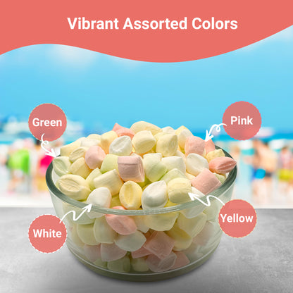Party Mints Assorted - 2 Pound Bulk Bag Baby Shower Mint - After Dinner Mints- Colorful Delicious Pastel Colored Cube Candy Smooth And Melty Breath Savers - Perfect for Weddings