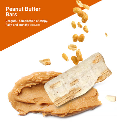 Peanut Butter Bars Candy - 1 Pound (Approx 60 Pieces), Peanut Butter Candy Bars In Bulk Bag, Individually Wrapped Old Fashioned Treats