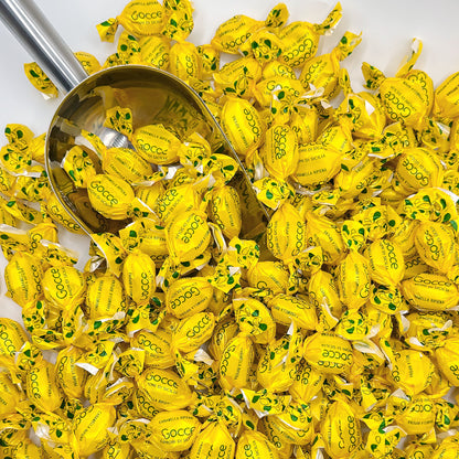 Italian Lemon Drops Hard Candy – 1 Pound Bag – Classic Lemon Candy Individually Wrapped – Limoni Treats from Italy – Old Fashioned Citrus Delight - Perfect Italian Party Favors