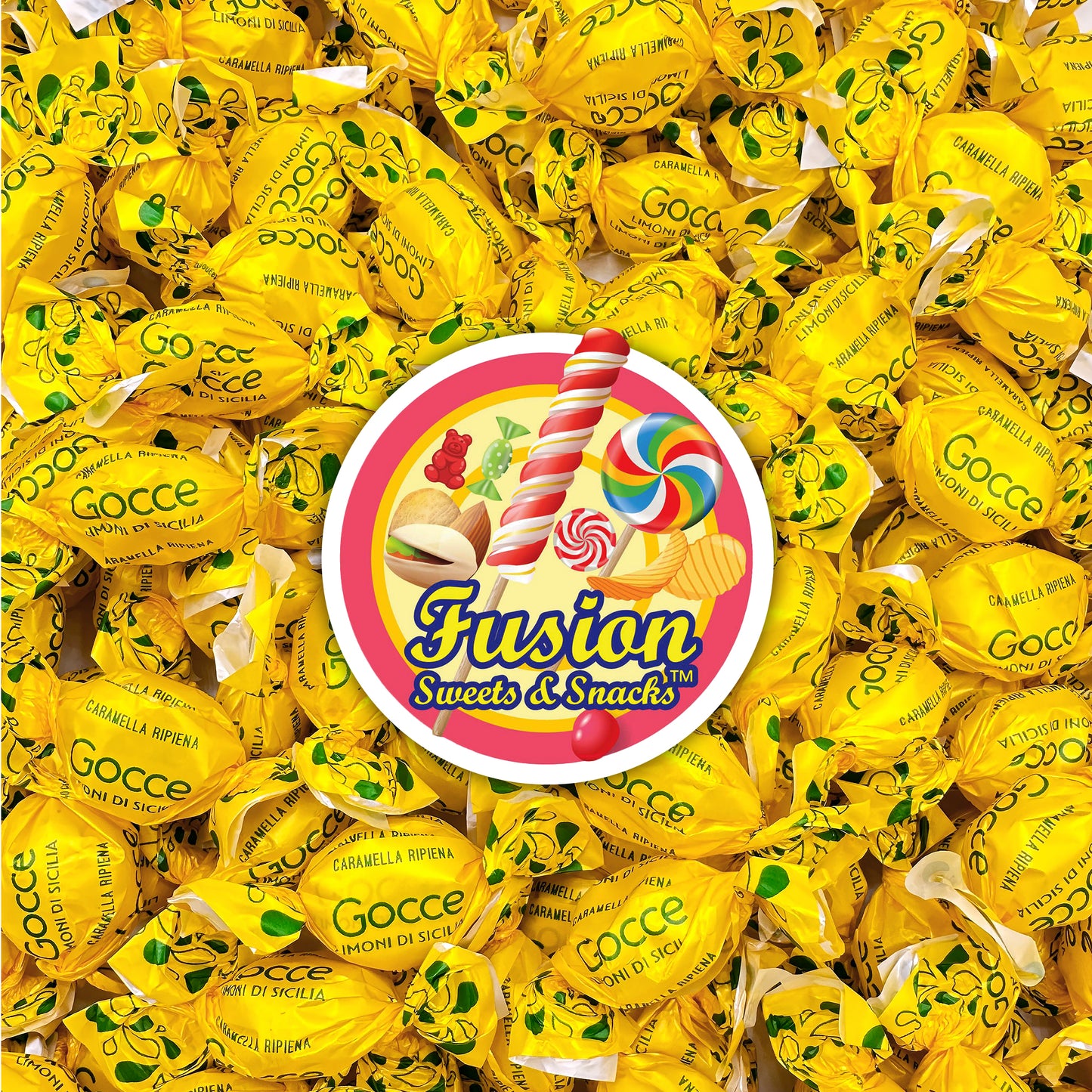 Italian Lemon Drops Hard Candy – 1 Pound Bag – Classic Lemon Candy Individually Wrapped – Limoni Treats from Italy – Old Fashioned Citrus Delight - Perfect Italian Party Favors