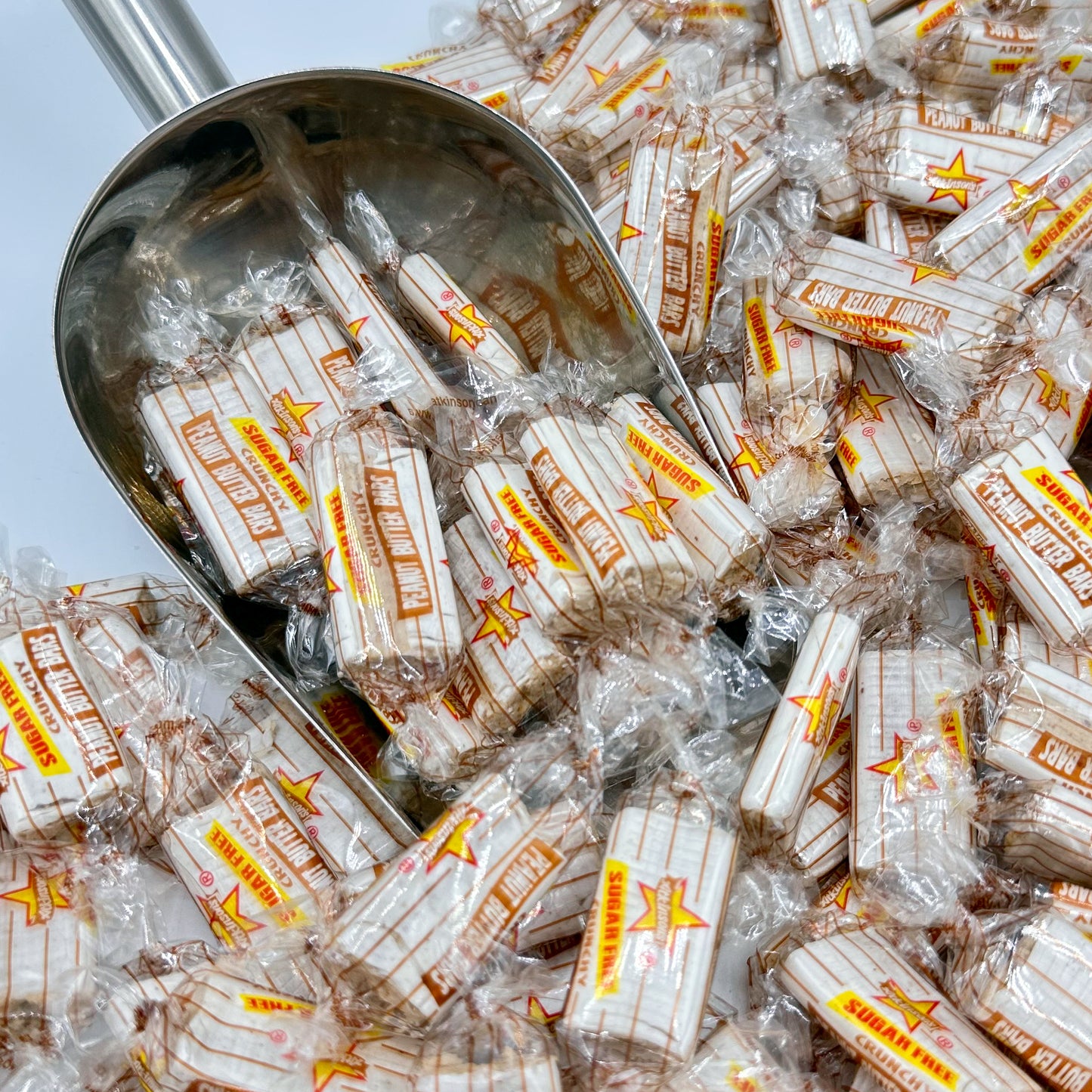 Sugar Free Peanut Butter Bars - 1 Pound Individually Wrapped - Atkinson Bulk Peanut Butter Candy