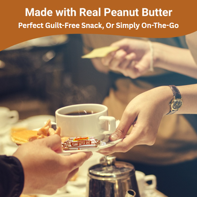 Sugar Free Peanut Butter Bars - 1 Pound Individually Wrapped - Atkinson Bulk Peanut Butter Candy