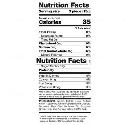 Arcor Sugar Free Spearmint Starlight Hard Candy - 1lb Bulk Bag - Keto Friendly Sugar Free Mints Individually Wrapped - Delicious Sugar Free Mint Candy for Fresh Breath