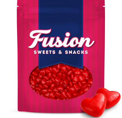 Cinnamon Candy Heart Imperials - 1 Pound Bulk Heart Candy, Old Fashioned Cinnamon Hearts For Baking, Decorating, Snacking, & More - Heart Shaped Cinnamon Imperials
