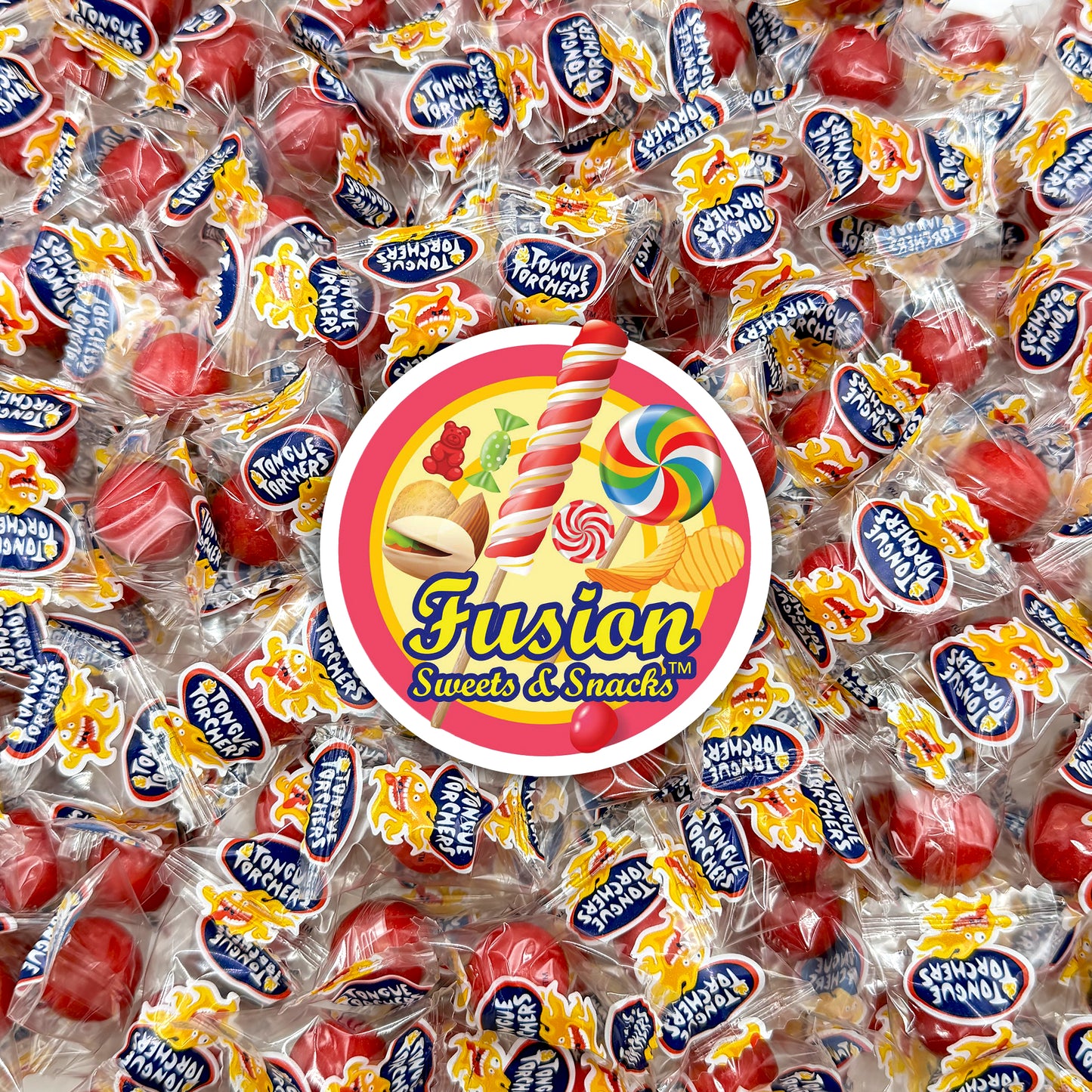 Spicy Cinnamon Jawbreakers – 2 Pounds, Tongue Torchers Fireballs, Individually Wrapped – Hot Atomic Fireballs Hard Candy, Fireball Treats Bulk, Cinnamon Fire Balls Jaw Breakers