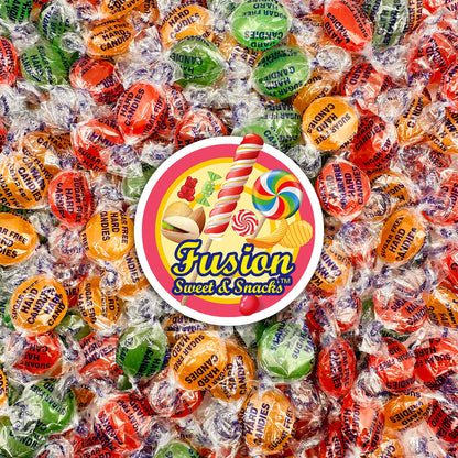 Sugar Free Assorted Fruit Flavor Hard Candy – 2  lb Bulk Bag (Approx 150 Count) - Cherry, Lime, Orange Individually Wrapped, Keto & Diabetic Friendly Low‑Calorie Sugar Free Hard Candy